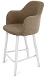 стул Эспрессо-1 полубарный нога белая 600 (Т184 кофе с молоком)