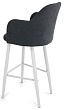 стул Эспрессо-1 барный нога белая 700 (Т177 графит)