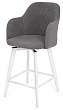стул Эспрессо-1 полубарный нога белая 600 360F47 (Т180 светло-серый)