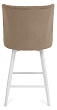 стул Парма полубарный нога белая 600 360F47 (Т184 кофе с молоком)